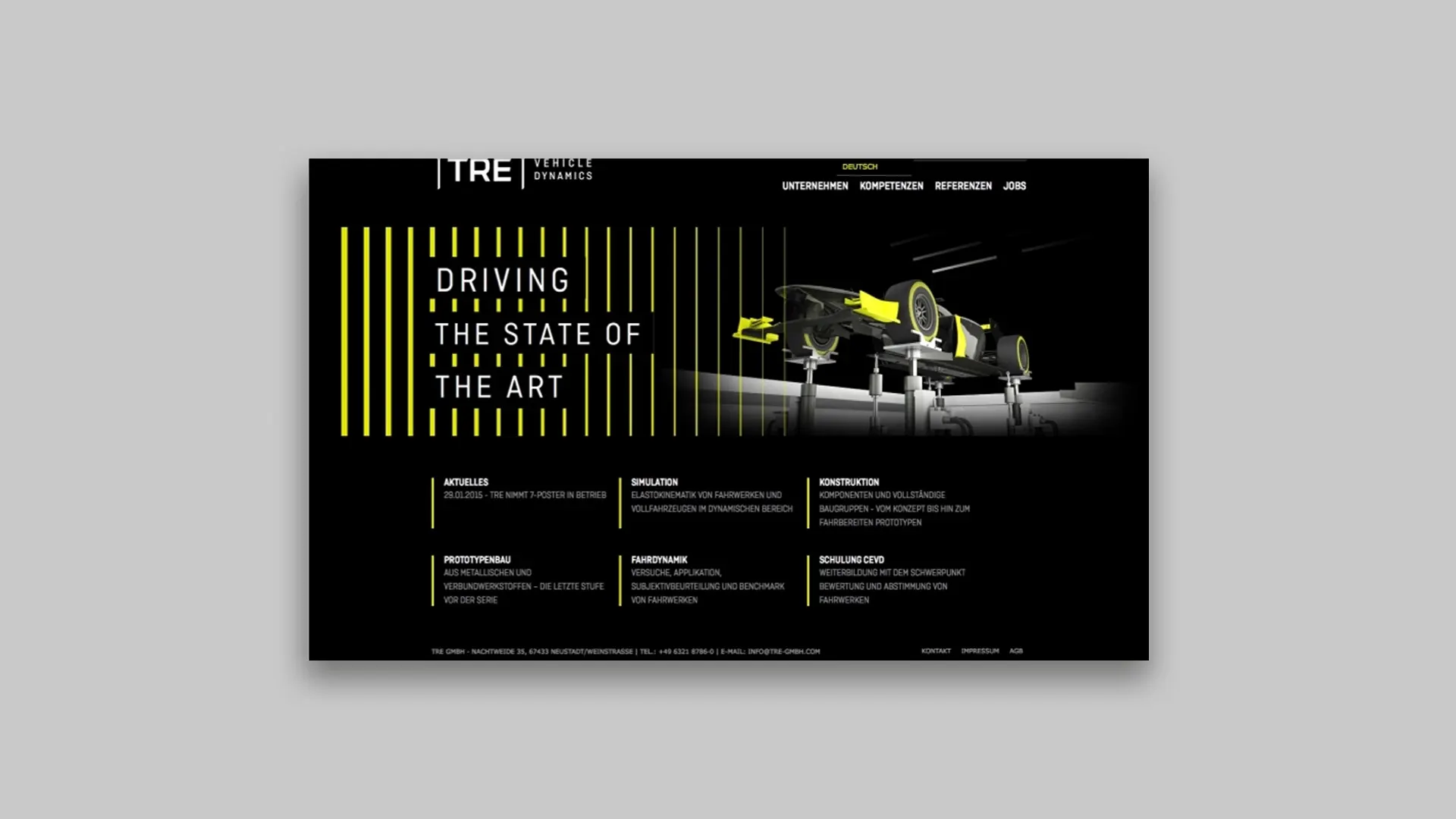 publicgarden relauncht Internetpräsenz für TRE GmbH | Designagentur ...