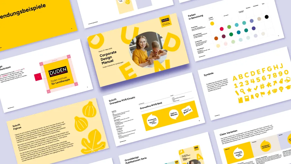 publicgarden: Duden Institut, Relaunch Corporate Design