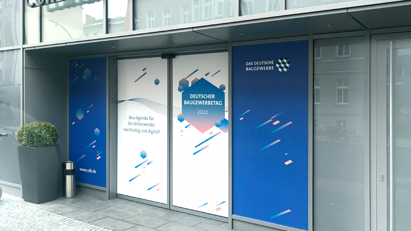 ZDB Baugewerbetag | Eingang ZDB Baugewerbetag | Eingang