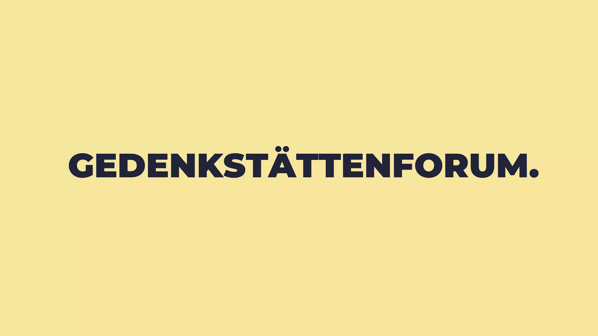 Insight 2021 | Gedenkstättenforum