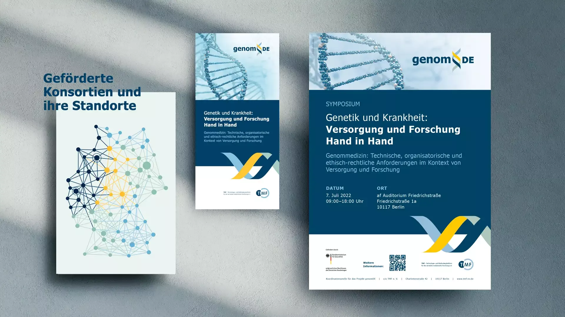 Referenzen genom.de | Printmaterialien