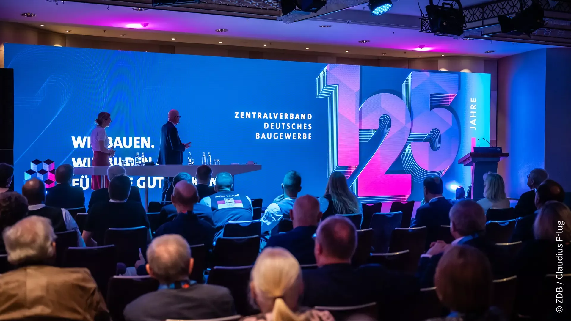 Baugewerbetag 2023 | Keyvisual zum Jubiläum Baugewerbetag 2023 | Keyvisual zum Jubiläum