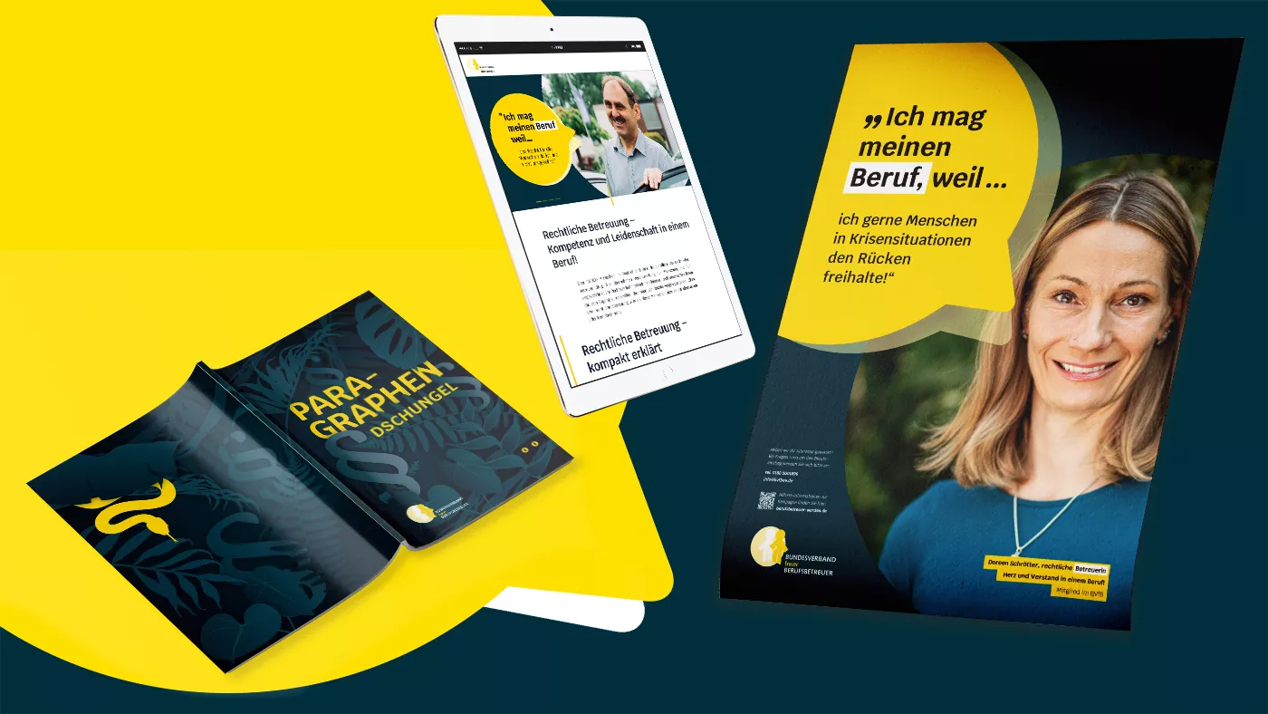 Referenz BVFB | Kampagne Kampagnenmaterial: Broschüre, Website & Plakat