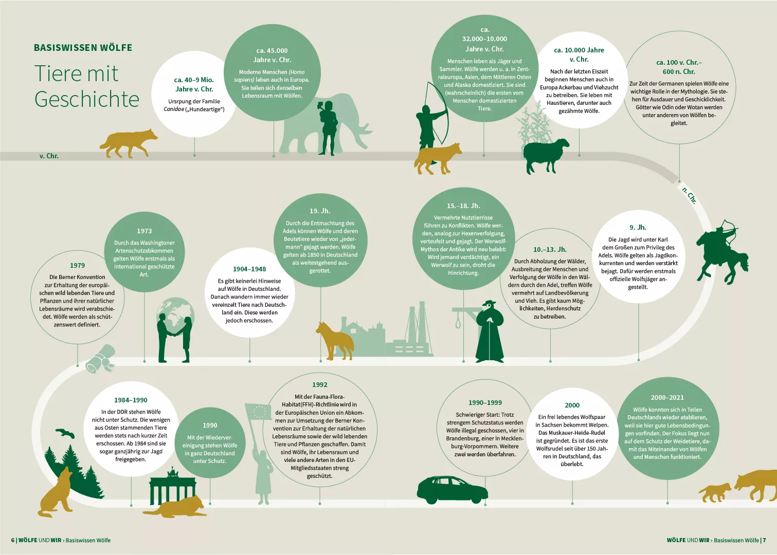Infografik Basiswissen Wölfe Infografik Basiswissen Wölfe