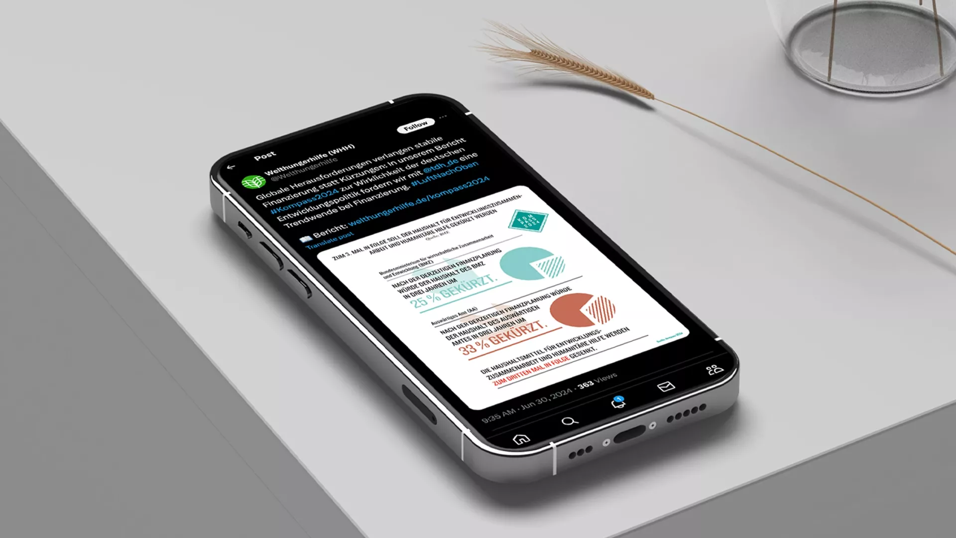 Welthungerhilfe | Publikation Kompass, mobile Ansicht Welthungerhilfe | Publikation Kompass, mobile Ansicht