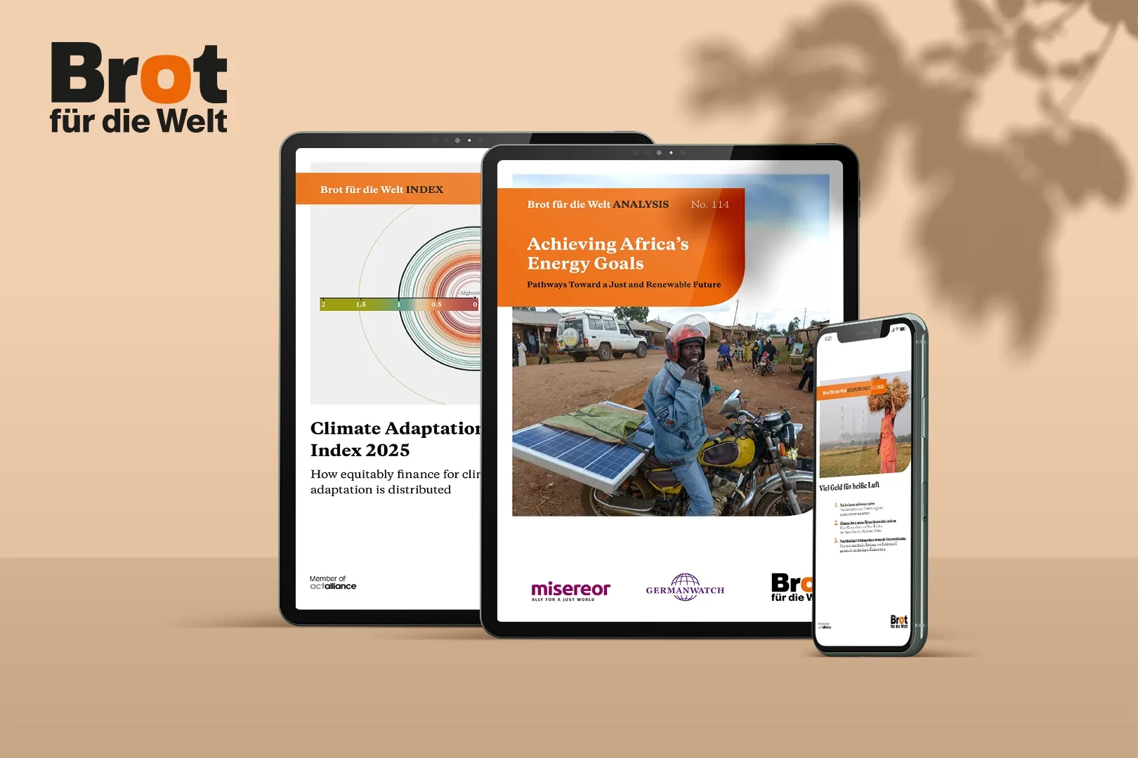 Publikationen für Brot für die Welt (COP30)