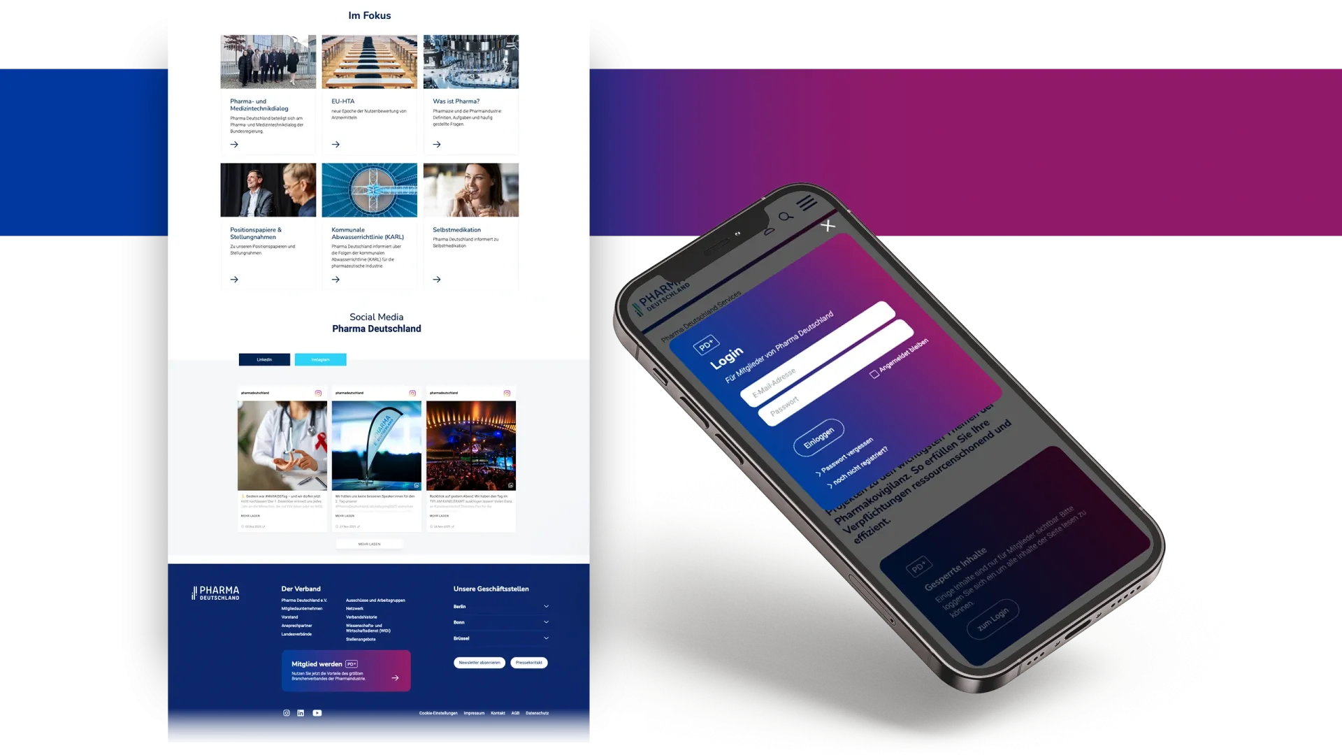 Mobile Ansichten Pharma Deutschland