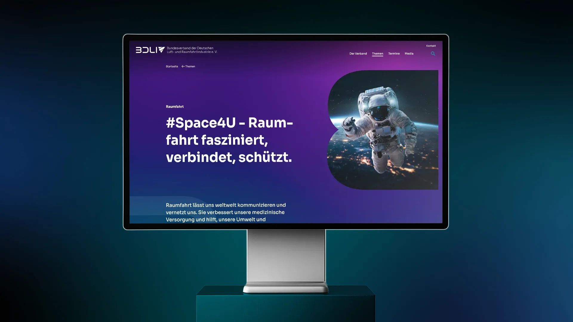 publicgarden: BDLI-Relaunch, Startseite