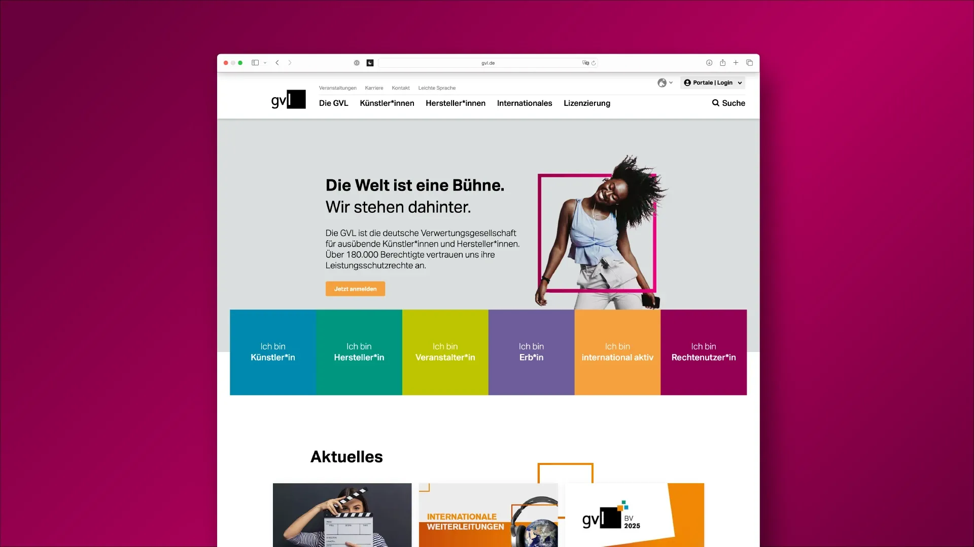 publicgarden: Startseite GVL