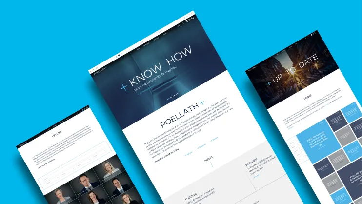 publicgarden: Websitereferenz Pöllath und Partner