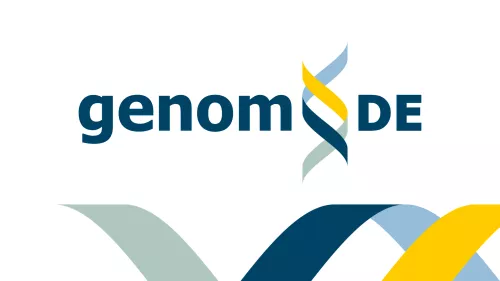 Insights genom.de | Logo mit Bildelement Helix